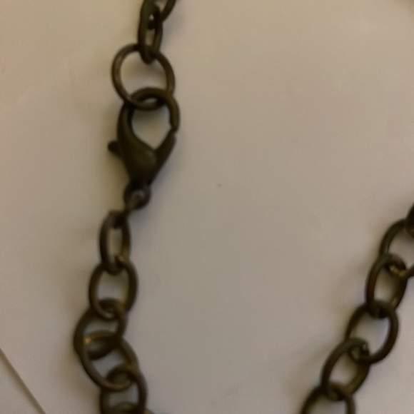 VINTAGE CLOCK LONG NECKLACE. - Picture 5 of 7